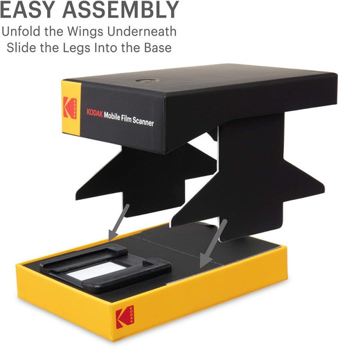 Kodak Escáner Móvil De Película Con Aplicación Para Teléfono Color Negro