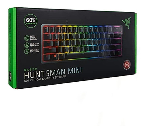 Teclado Usa  Razer Huntsman Mini 60% Mecánico Switch Lineal