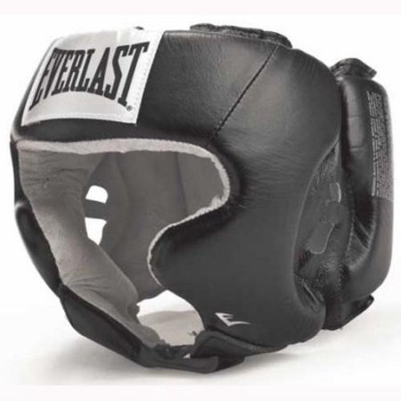 Cabezal Everlast Negro Con Protector De Mejilla Cabeza Local