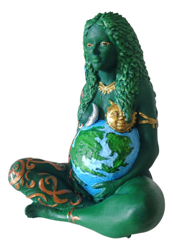 Estatua Gaia/gea 14cm 3dbauerstudio Full Color Full Color