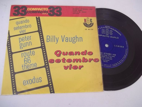 Vinil Compacto Ep - Billy Vaughn - Quando Setembro Vier