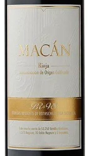 Pack De 2 Vino Tinto Macan 14.5° 750 Ml