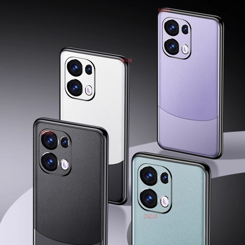 Capa Para Oppo Reno 13f Pro Pele Bloqueada De Cor
