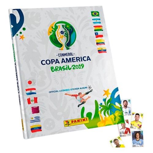 Álbum Tapa Dura Copa América Brasil 2019 Completo A Pegar.