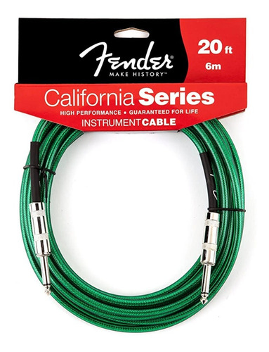 Cables De Instrumentos Fender California Fgc20g