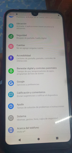 Celular Moto E6i Usado Funciona Bien, Cuidado Sin Detalles De Uso.. (Usado)