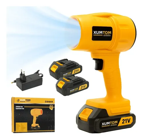 Soprador de Folhas Portátil Xumtom Xt650 Sem Fio 21v 1050w com 2 Baterias Amarelo 127/220v — R$ 142,90 em Mercado Livre, 42% OFF