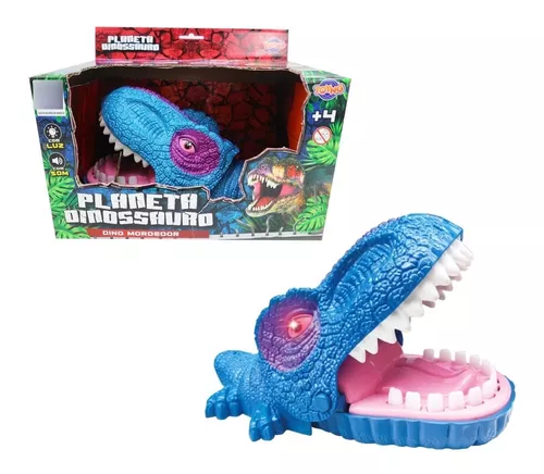 Brinquedo Jogo Dino Desafio Dentista Morde Dedos Infantil