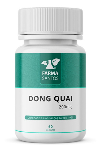 Aliviar Cólicas Menstruais Dong Quai 200mg 60 Cápsulas