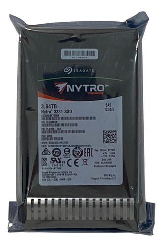 Ssd Servidor Lenovo 3.84tb 2.5 Sas 12g Thinksystem Gen 1 Gen 2 V2 V3 System X M5 @ Preto