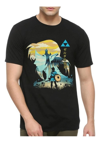 Polera Unisex Zelda Game Parci Link Algodon Estampado