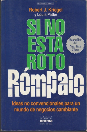 Libro Fisico Si No Está Roto Rómpalo Robert Kriegel