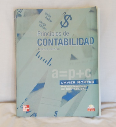 Libro Principios De Contabilidad - J. Romero - 3era Edicion