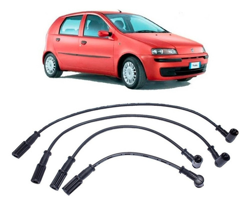 Juego Cables Bujias Para Fiat Punto 1.1 Sohc 1996 2000