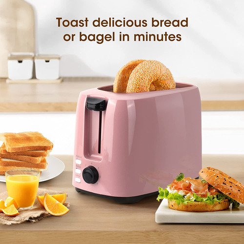 Tostadora De 2 Rebanadas Isiler, Tostadora De Bagel Con R...