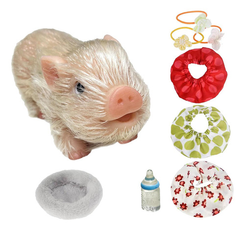 Muñeco De Cerdito Para Bebé, Cerdo Reborn De Juguete Suave