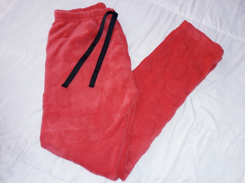 Pantalon Polar Soft Mujer Invierno Pijama Cozy Corazones