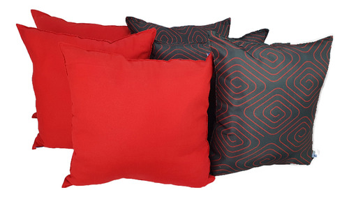 Set 6 Cojines Decorativos Premium Almoda Combinacion K