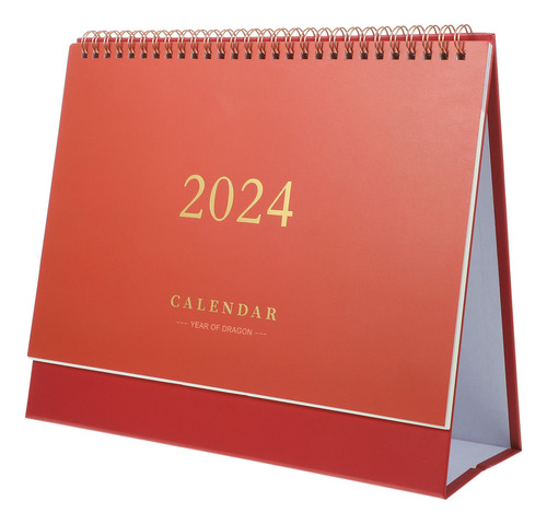 Bloc De Notas Desk Coil 2024, Calendario De Escritorio Peque