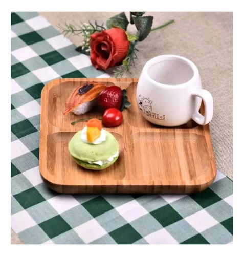 X3 Tabla Para Servir Aperitivos Y Picoteo Bambú Picnic