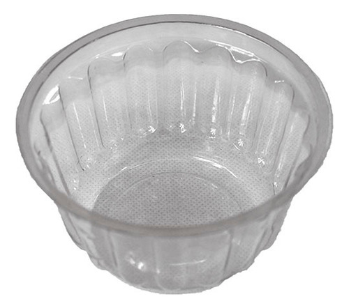 Gelatinero Vaso Transparente #17 C/tapa 100 Piezas