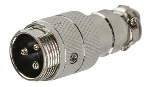 Conector Ficha Microfono Rosca Macho Cable 3 Pines Din Mic