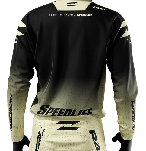 Oferta Jersey Zero Beige Mx - Radikal - Motocross / Atv