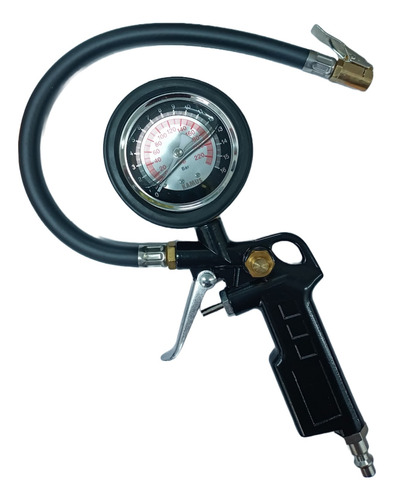 Inflador Y Calibrador De Aire 220 Psi Inflado D Llantas Rudo