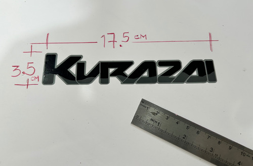 Calcomania Moto Kurazai