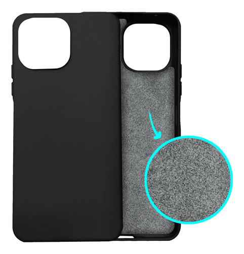 Silicone Case Con Gamuza Interna Para Xiaomi Mi 11