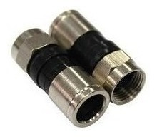 Ficha Conector Rg6 Compresion Pack 50 Unidades