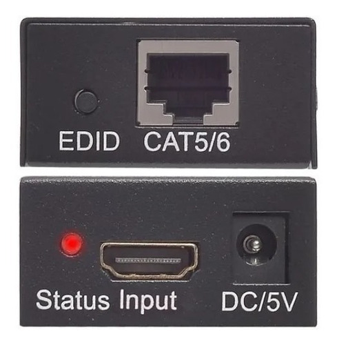 Imagem 6 de 6 de Extensor Hdmi 60metros 3d Cat5/cat6 Via Cabo Rede Rj45 1080p