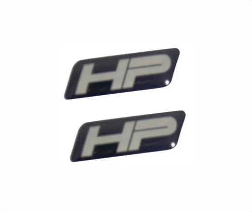 Par De Adesivos Resinado Compatível Com Hp 2,5x0,9 Cms Res13