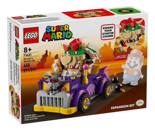 Set De Expansión: Auto Monstruoso De Bowser Lego Super Mario