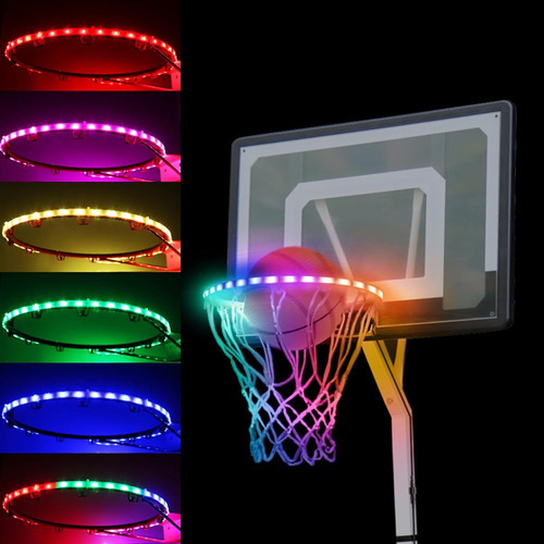 Ucomeuni - Juego De Luces Led De Aro De Baloncesto Con Pilas