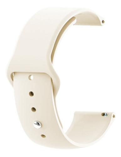 Correa Deportiva Lisa De Lujo Para Amazfit Gts 3 Beige Sm