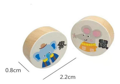 2 X 16 Piezas De Ajedrez De Animales Para Juegos Familiares