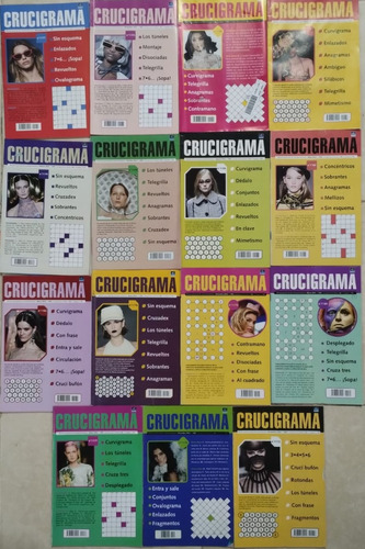 Lote X15 Revistas Crucigrama - Perfil