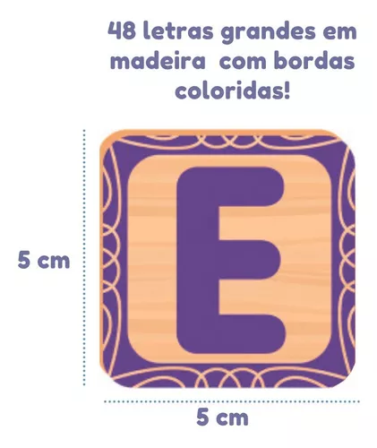 Kit 4 Jogos Educativos 4+ Anos Coleção Crescer: Sílabas + Alfabeto