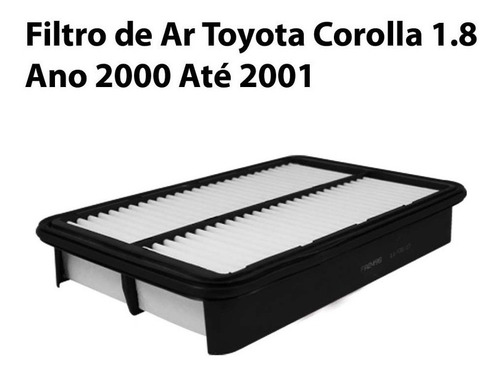 Filtro De Ar Toyota Corolla Le 2.2 16v
