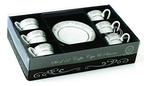 Lorren Home Trends Juliette-6 Tazas De Espresso O De Café So