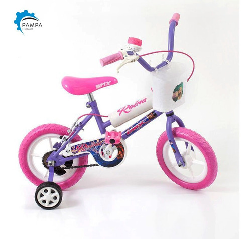 Imagen 1 de 8 de Bicicleta Zambito Rod 12 Kids Niña Nena Ruedas Goma