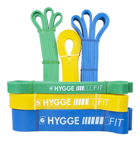 Imagen 1 de 10 de Kit X3 Súper Bandas Calistenia Crossfit Dominadas Gym Pack