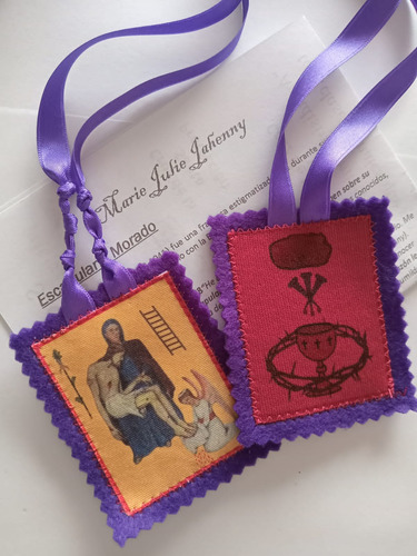 Escapulario Morado X 10 Unidades