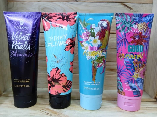 Imagen 3 de 3 de Cremas Perfumadas V. V. Love 236ml