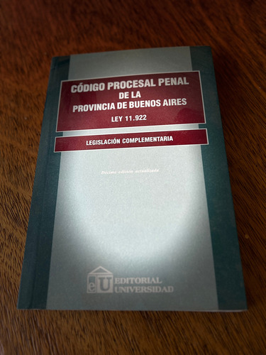 Codigo Procesal Penal De La Provincia De Buenos Aires