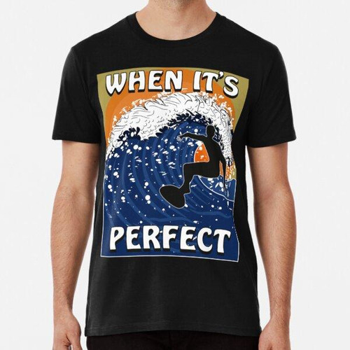 Remera Camiseta De Surfsurf Cuando Es Perfecto Algodon Premi