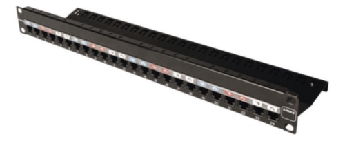 Patch Panel Z-max, De 24 Puertos, Modular (vacío), Plano,