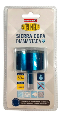 Mecha Sierra Copa Broca Diamantada 50mm Stronger- Ferrejido