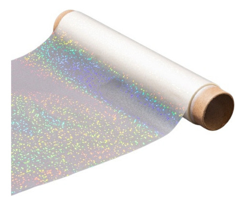 Bopp Holografico 3d Confete Brilho 22cm X 5 Metros Premium